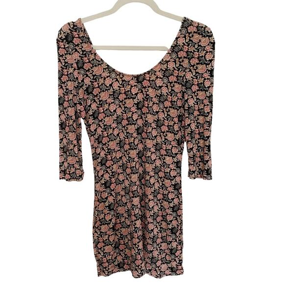 Intimately Free People Boho Florals Bodycon Tunic Dress Small - Picture 2 of 6